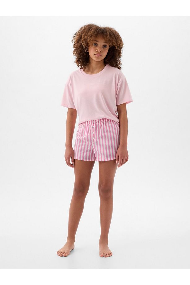 Kız Çocuk Pembe Pijama Takımı - 1