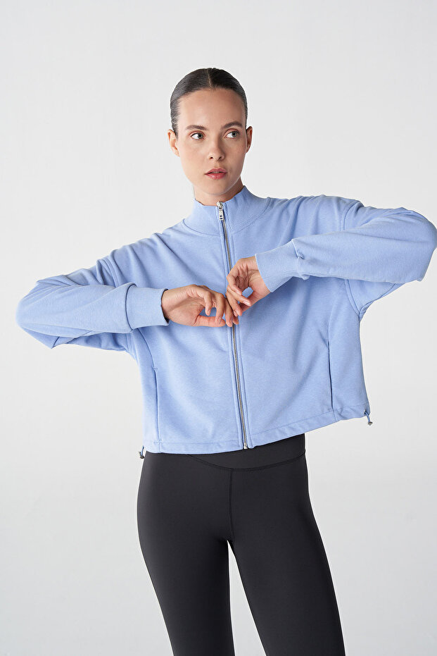 Freya Fermuarlı Sweatshırt - 1