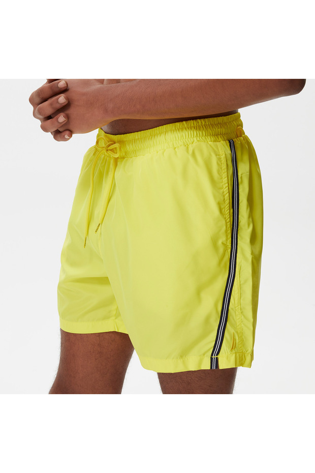 Erkek Sarı Mayo Şort - 4