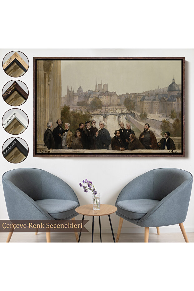 Henri Gervex într-un cadru de lemn - Panoramas de secol Rousseau Table-7095 - 7