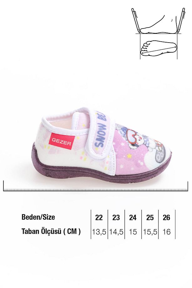 Kışlık Kız Bebe Panduf Ayakkabı - 2