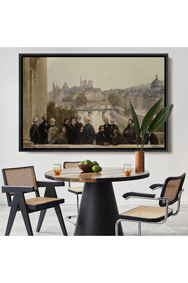 Henri Gervex într-un cadru de lemn - Panoramas de secol Rousseau Table-7095 - 8