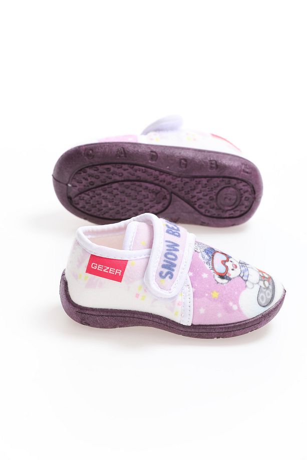 Kışlık Kız Bebe Panduf Ayakkabı - 4