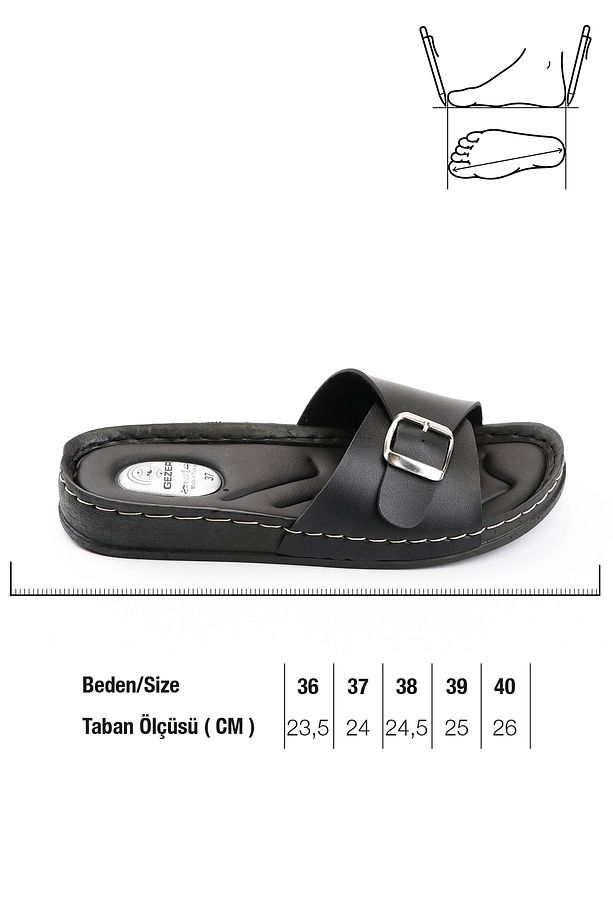 Yazlık Tek Toka Yumuşak Taban Kadın Terlik - 2