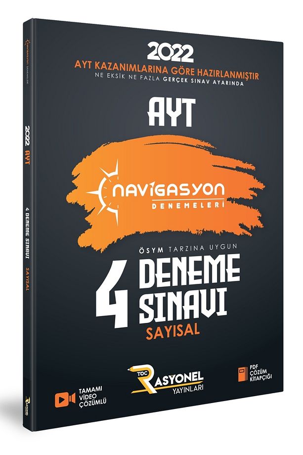 TYT Tüm Dersler Navigasyon 5 li Deneme ve AYT Sayısal 4 lü Deneme (Müfredata Uygun- ÖSYM Ayarında) - 3