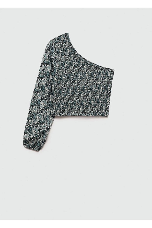 Patterned asymmetrical blouse - 3