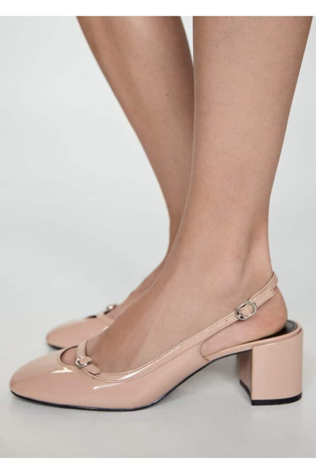 Tokalı topuklu ayakabbı - 7