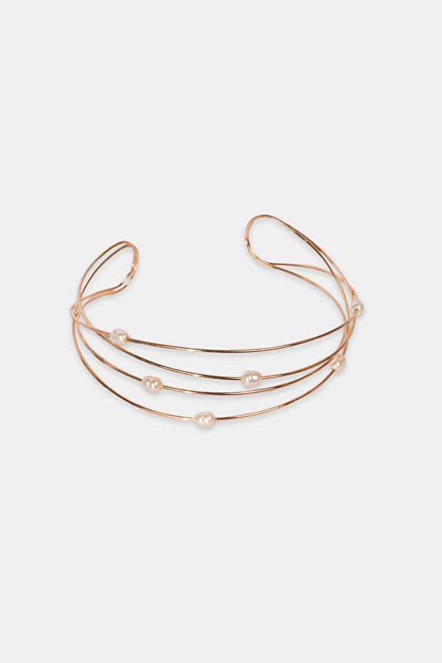 Altın Renk Kolye - 1