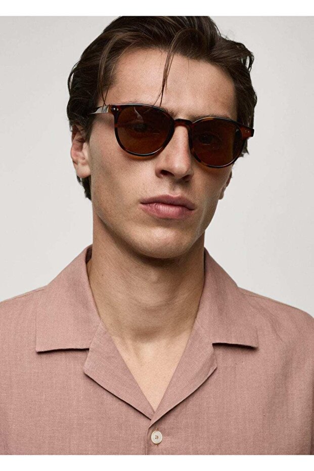 %100 keten regular kesim gömlek - 8