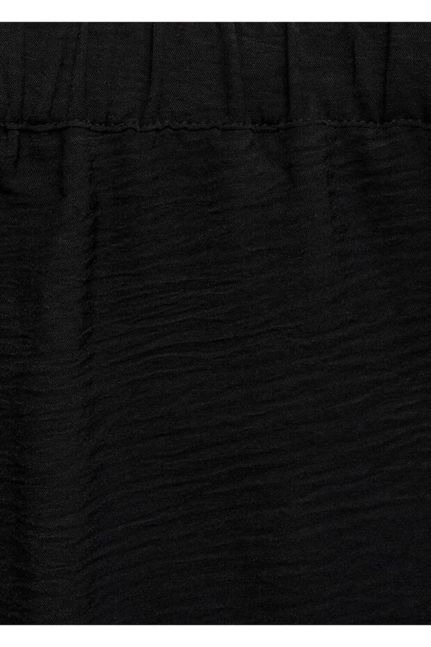 Dökümlü dokuma pantolon - 6