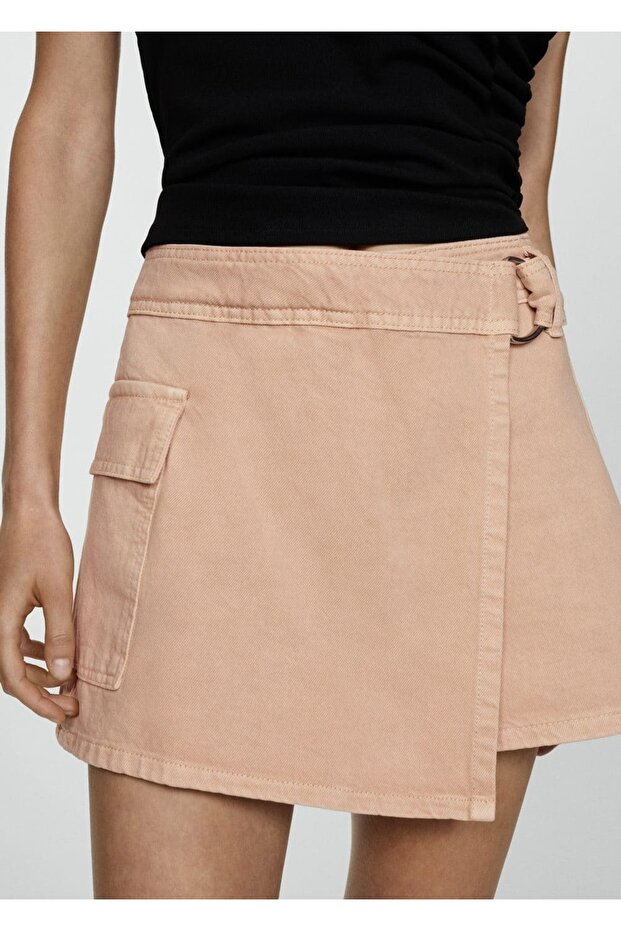 Denim Pantolon Etek - 5