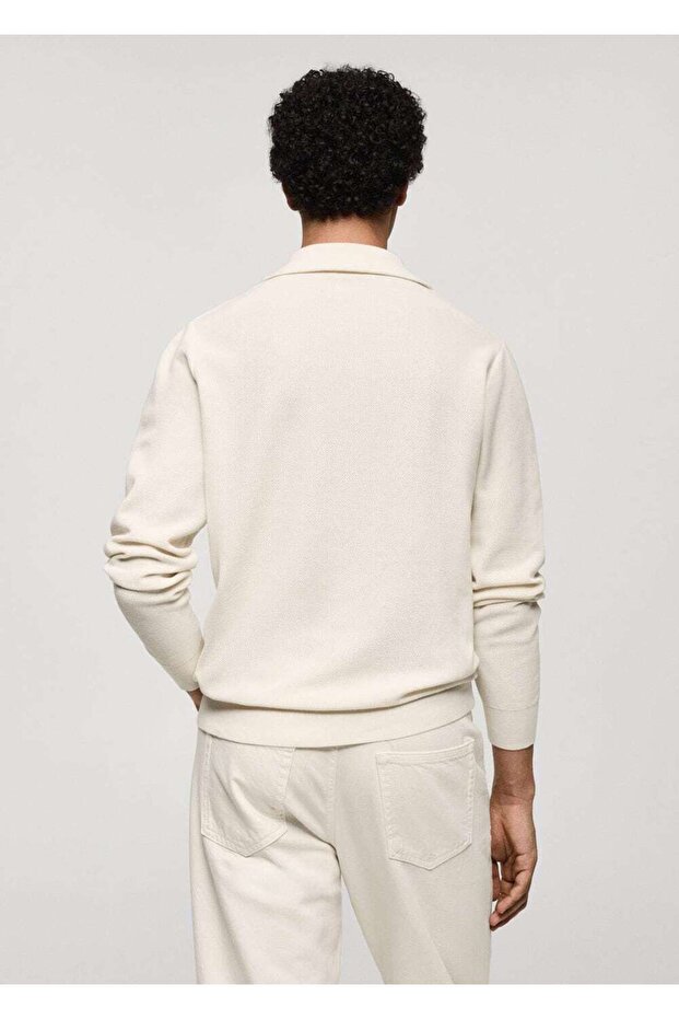 Rollkragenpullover mit Reißverschluss - 4