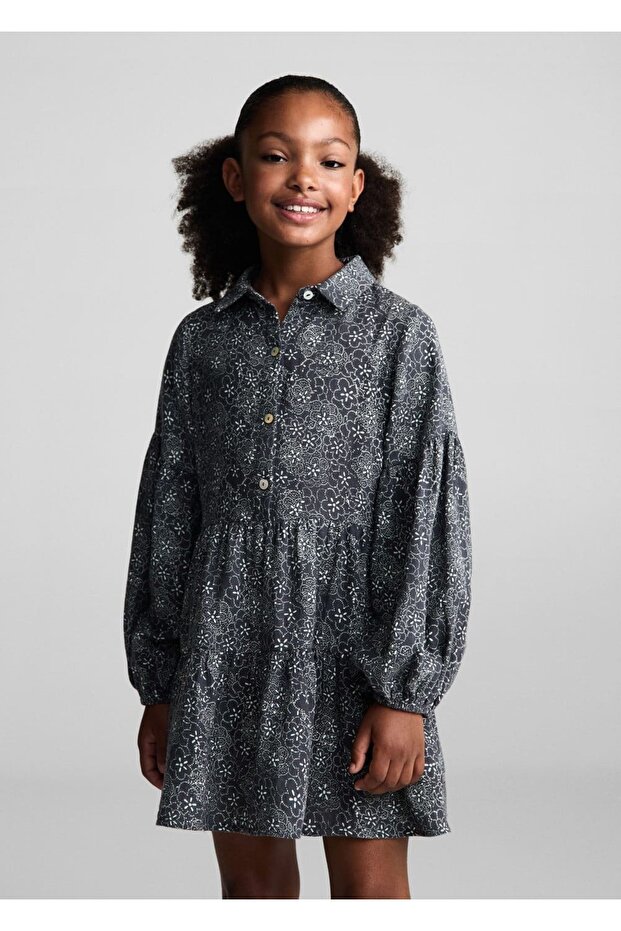 Çiçekli Elbise - 1