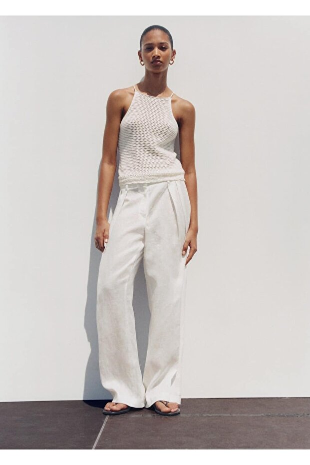 Häkelstrickbluse - 5