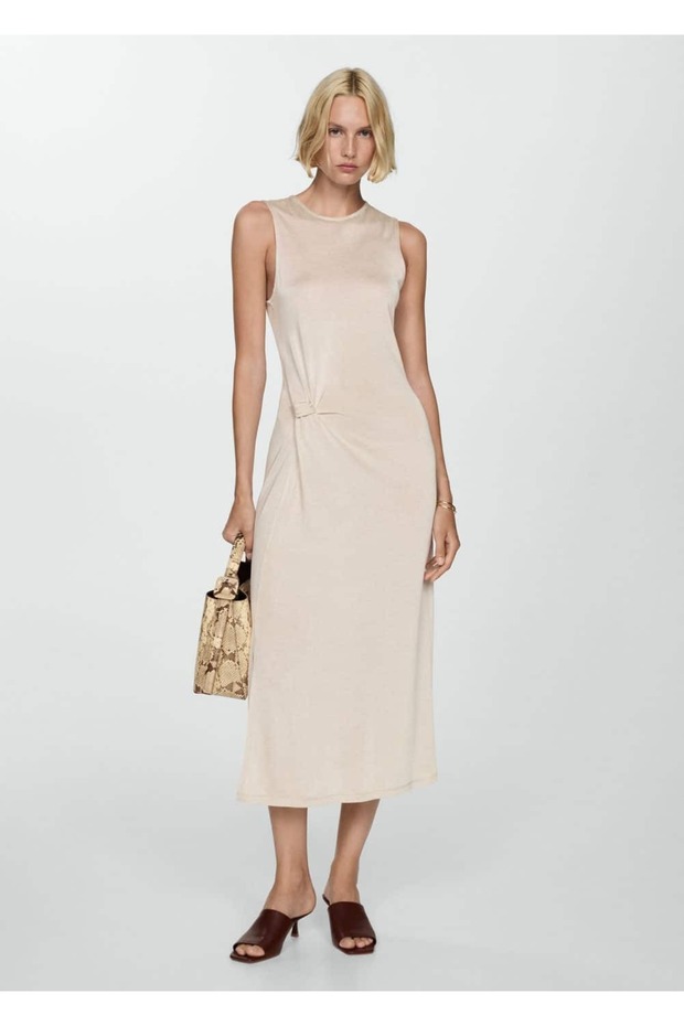 Düğümlü örgü elbise - 2