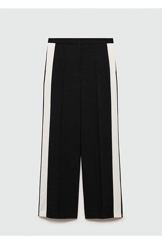 Contrast Side Striped Trousers - 3