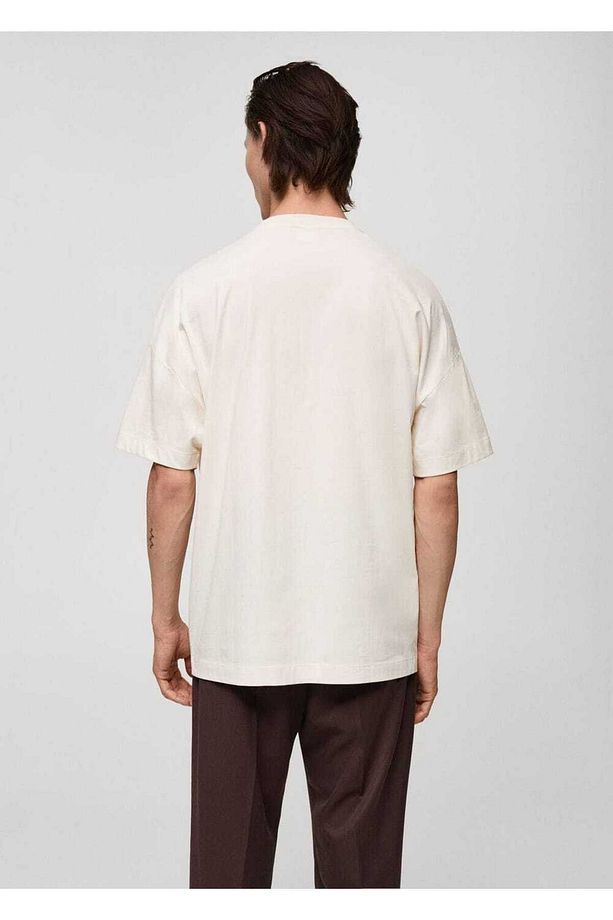 %100 Oversize Pamuklu Tişört - 4