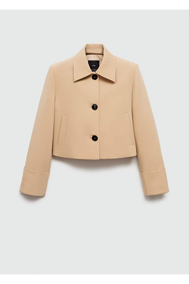 Düğmeli kalıplı ceket - 3