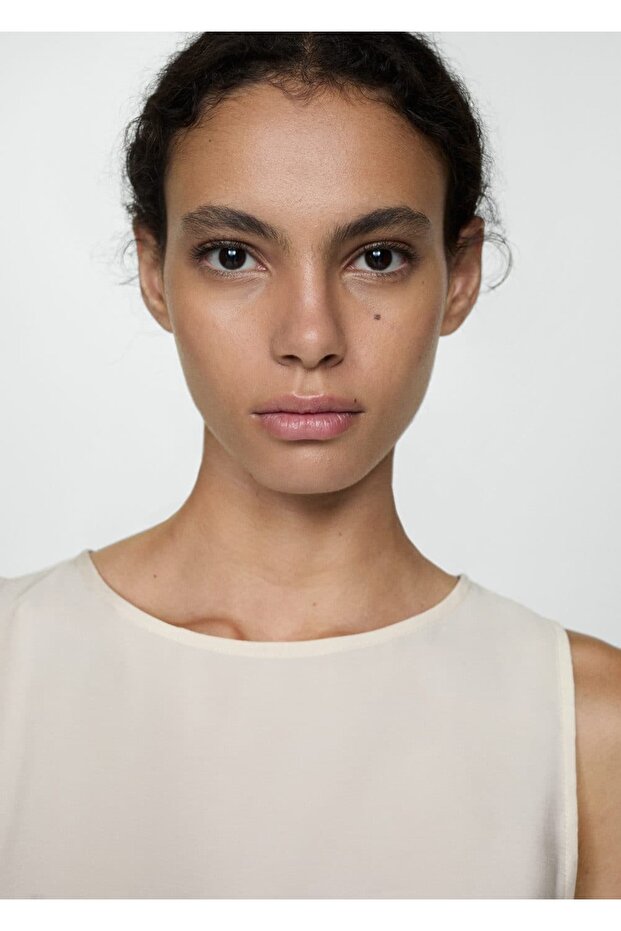 Askılı Dökümlü Bluz - 6