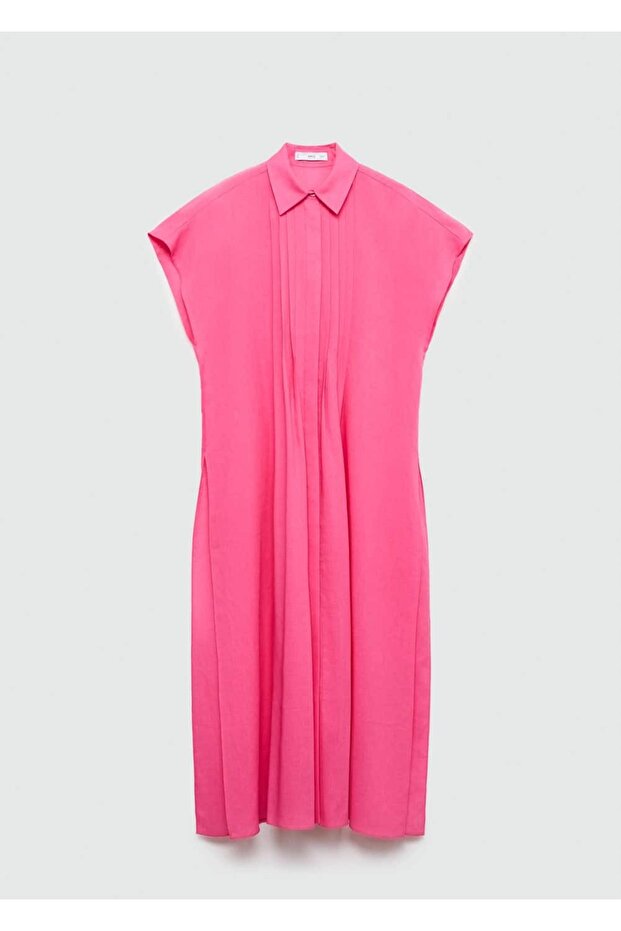 Gömlek yaka elbise - 3