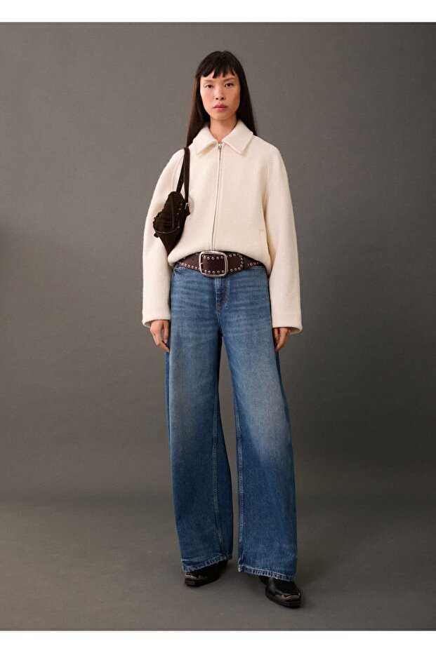 Wool Jacket with Pockets - 2