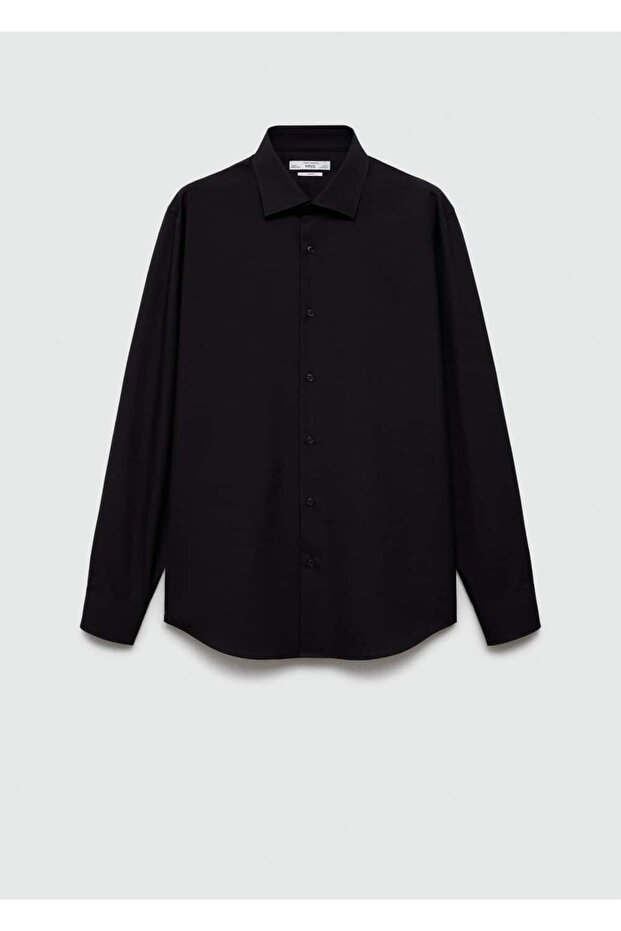 Slim Fit Pamuklu Poplin Gömlek - 3