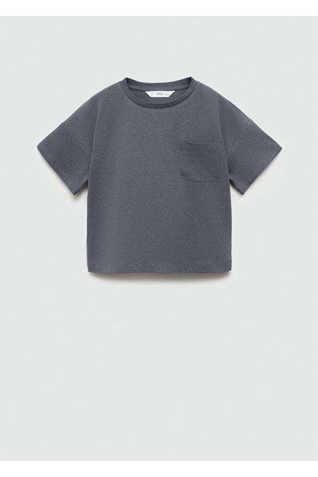 Cepli pamuklu tişört - 2