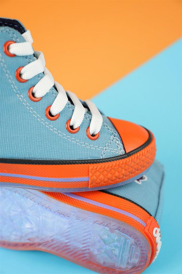 26 - 35 Numara Erkek Çocuk Açık Mavi Dustin Space Converse Ayakkabı - 3