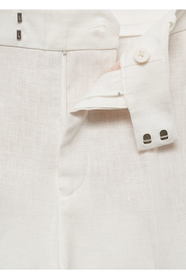 Keten pantolon takım - 6