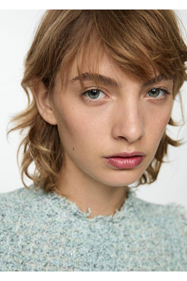 Dikişsiz tüvit bluz - 6