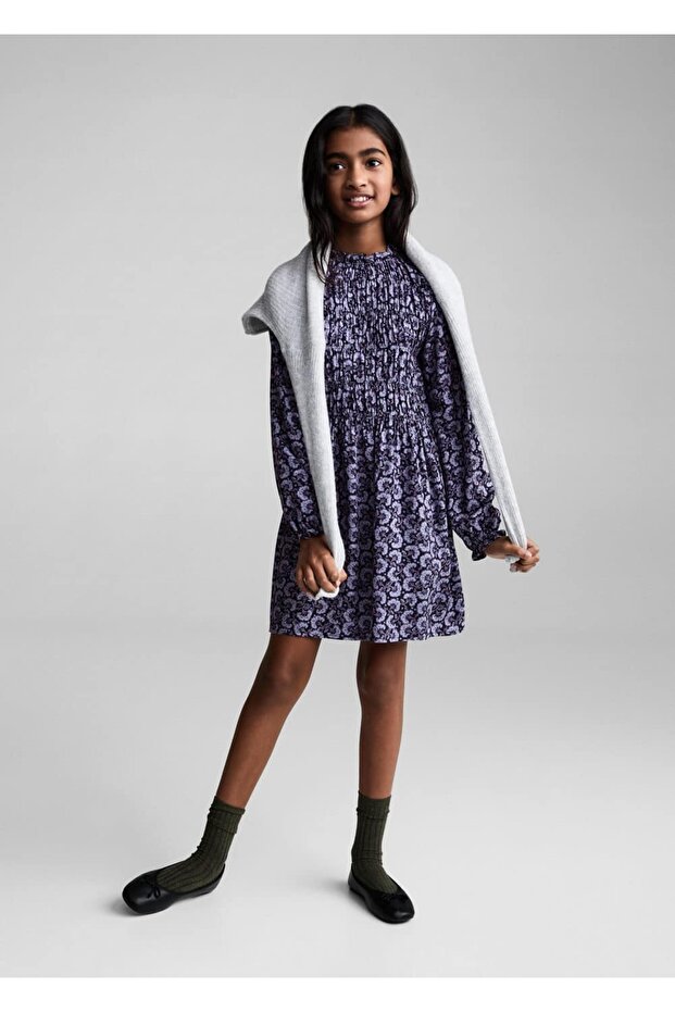 Çiçek Desenli Elbise - 2