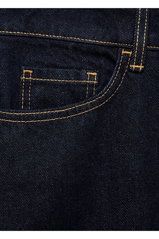 Kısa denim etek - 8