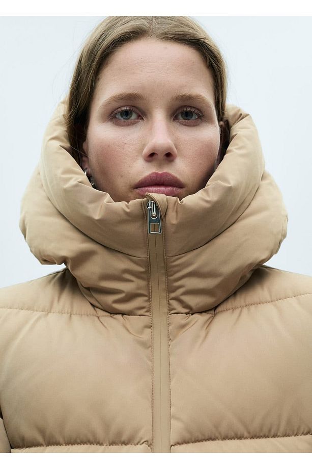 Kapüşonlu Kapitone Anorak - 7