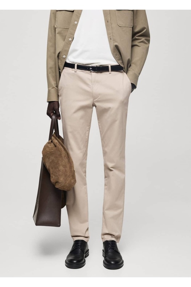 Dar kesim serj chino pantolon - 1