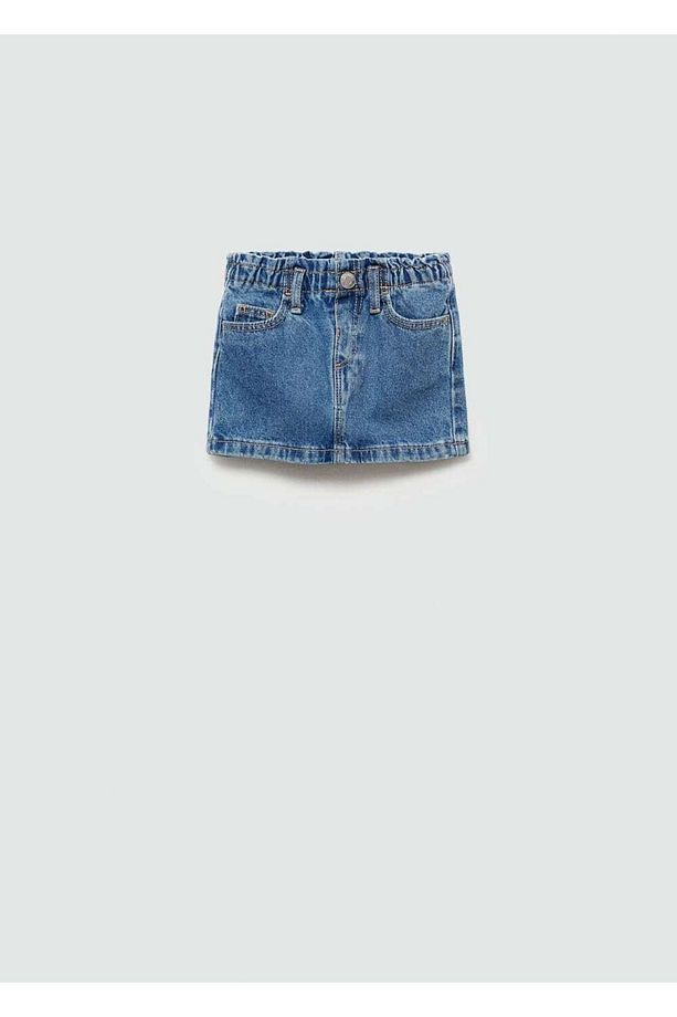 Paperbag Denim Etek - 3
