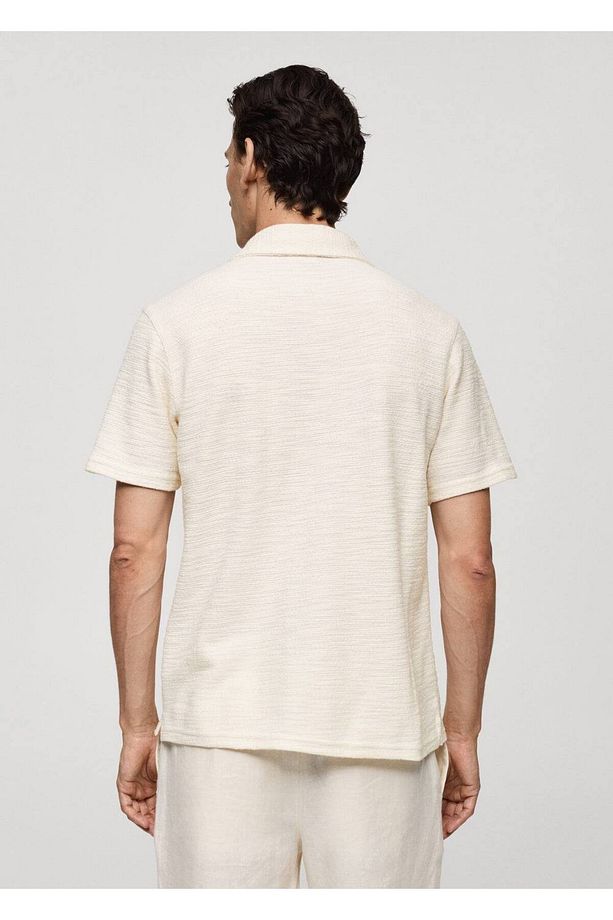 Dokulu Regular Fit Polo Gömlek - 4