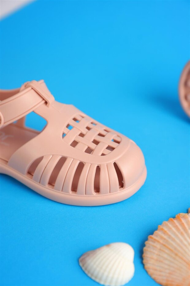 19 - 29 Numara Tobby Solid Nude Сандалії - 7