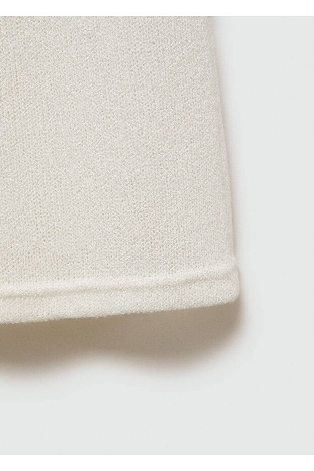 Düz kesim triko pantolon - 8