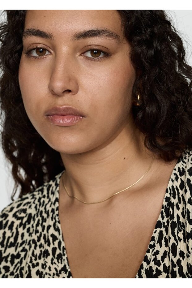 Uzun leopar elbise - 7