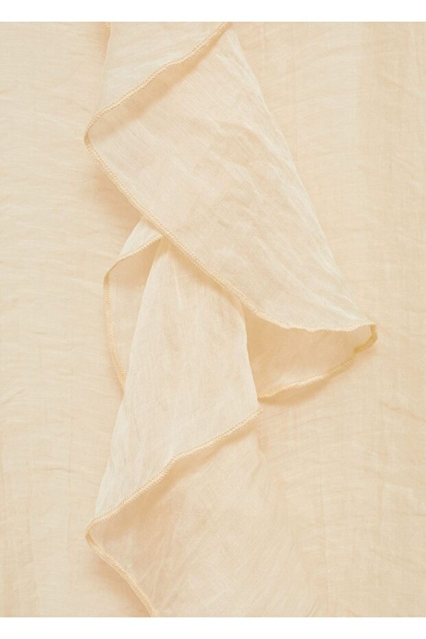 Volanlı Lyocell Gömlek - 6