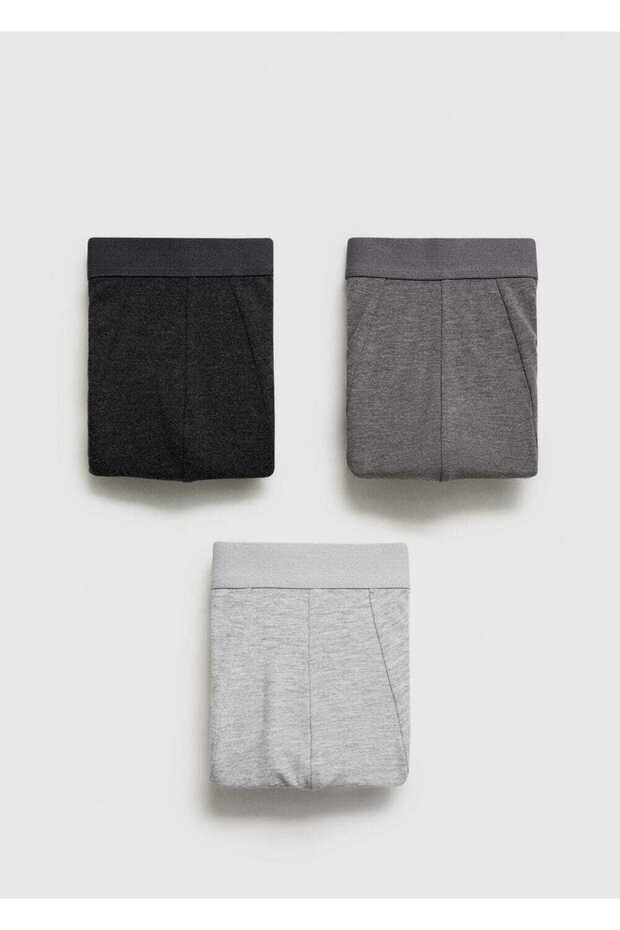 Pamuklu 3’lü Bokser Paketi - 1
