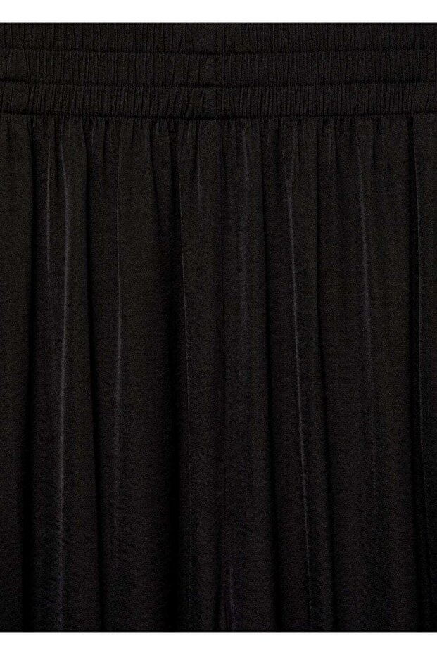 Wide leg dökümlü pantolon - 7