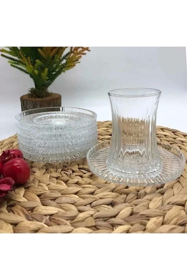Elysia Çay Bardağı Riva Çay Tabak Seti 12 Parça - 3