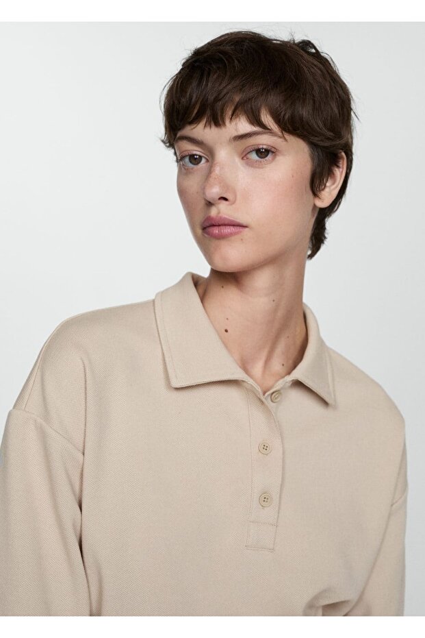 Polo Yaka Sweatshirt - 5