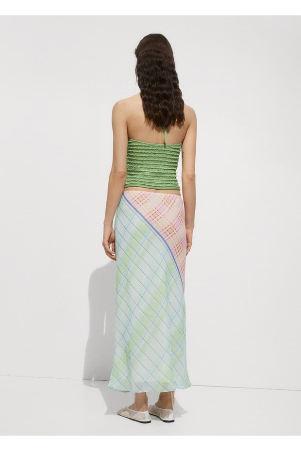 Halter yaka lureks triko bluz - 4