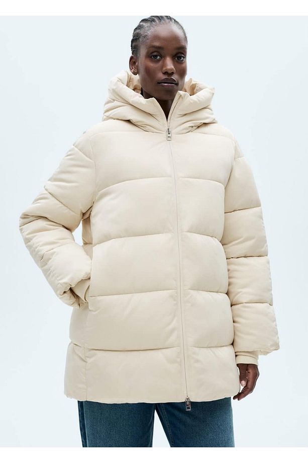 Kapüşonlu Kapitone Anorak - 6