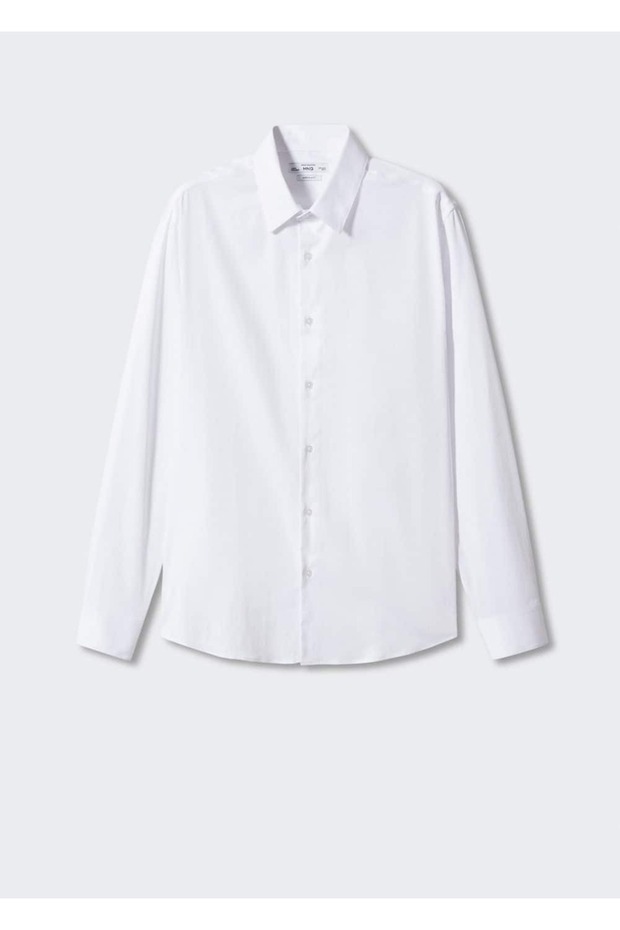 Süper Slim Fit Poplin Gömlek - 3