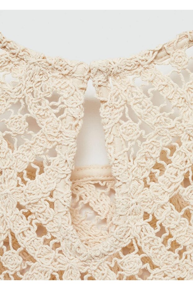 Kolsuz kroşe bluz - 8