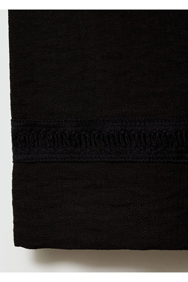 Wideleg pilili pantolon - 5