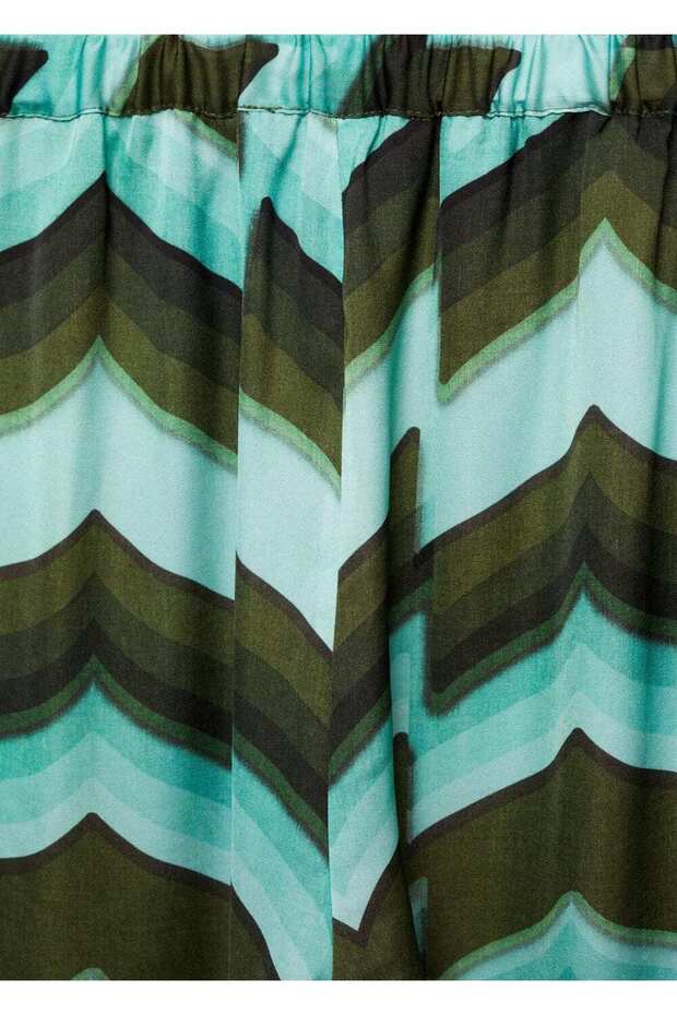 Gemusterte Hose mit geradem Schnitt - 5